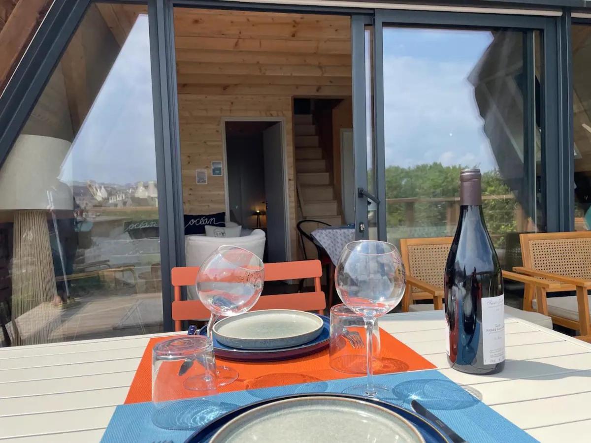 Le Tipi Bleu Tiny House Neuve Avec Terrasse Et Jardin Vila Camaret-sur-Mer Exterior foto