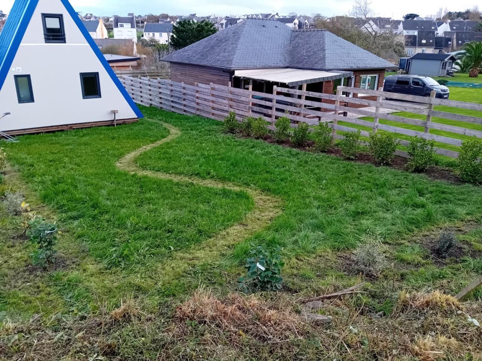 Le Tipi Bleu Tiny House Neuve Avec Terrasse Et Jardin Vila Camaret-sur-Mer Exterior foto