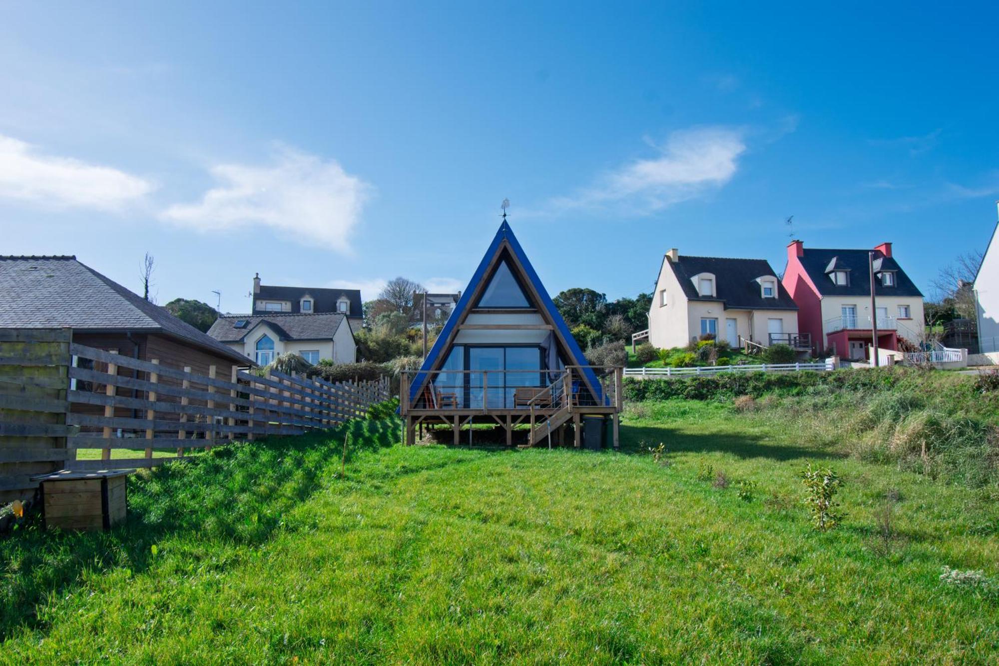 Le Tipi Bleu Tiny House Neuve Avec Terrasse Et Jardin Vila Camaret-sur-Mer Exterior foto